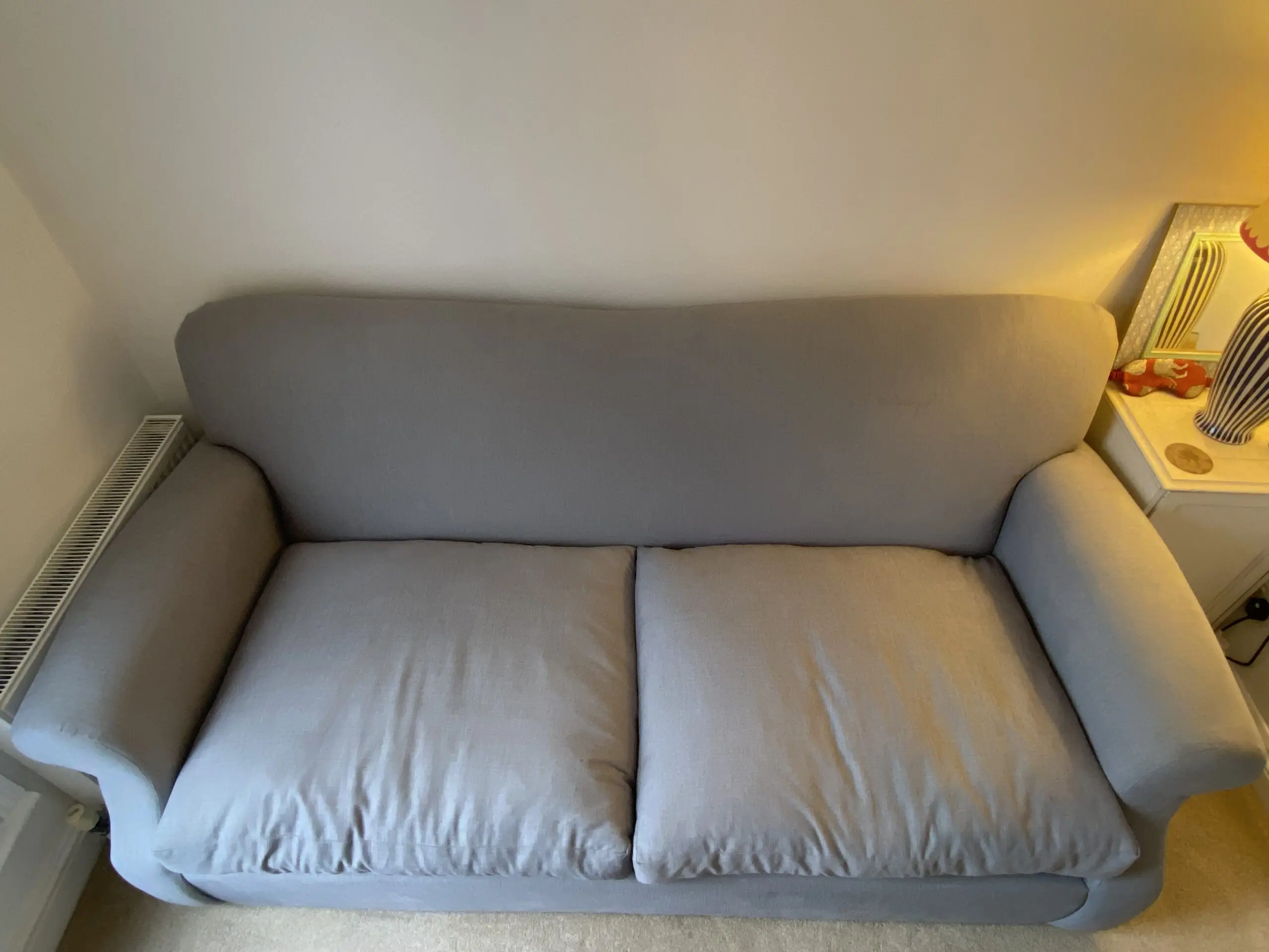 Loaf large crumpet sofa bed in armadilo clever softie