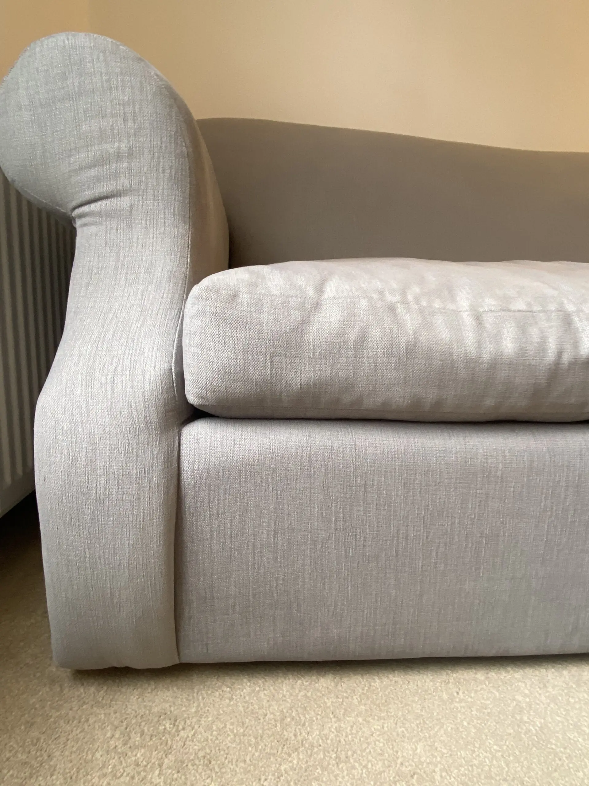 Loaf large crumpet sofa bed in armadilo clever softie