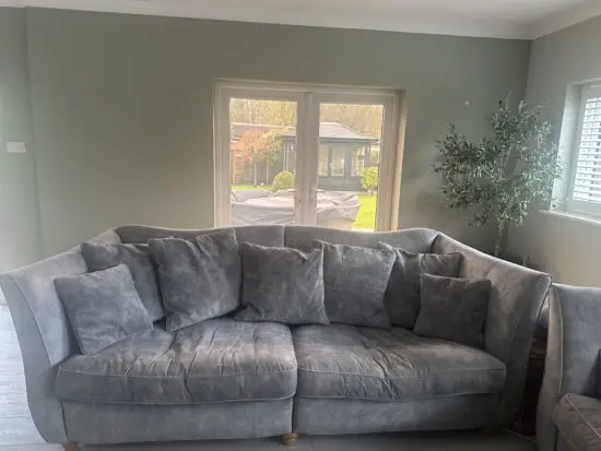 Vale furnishings spirit smoke grey 4 seater sofa