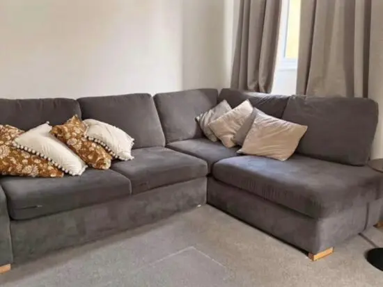 DFS Corner Sofa Bed - Grey