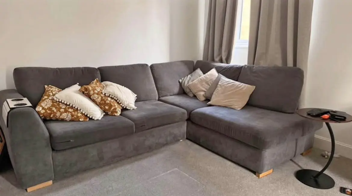 DFS Corner Sofa Bed - Grey