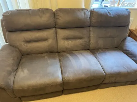 DFS 3 Seater Recliner Sofa Colour Pepper