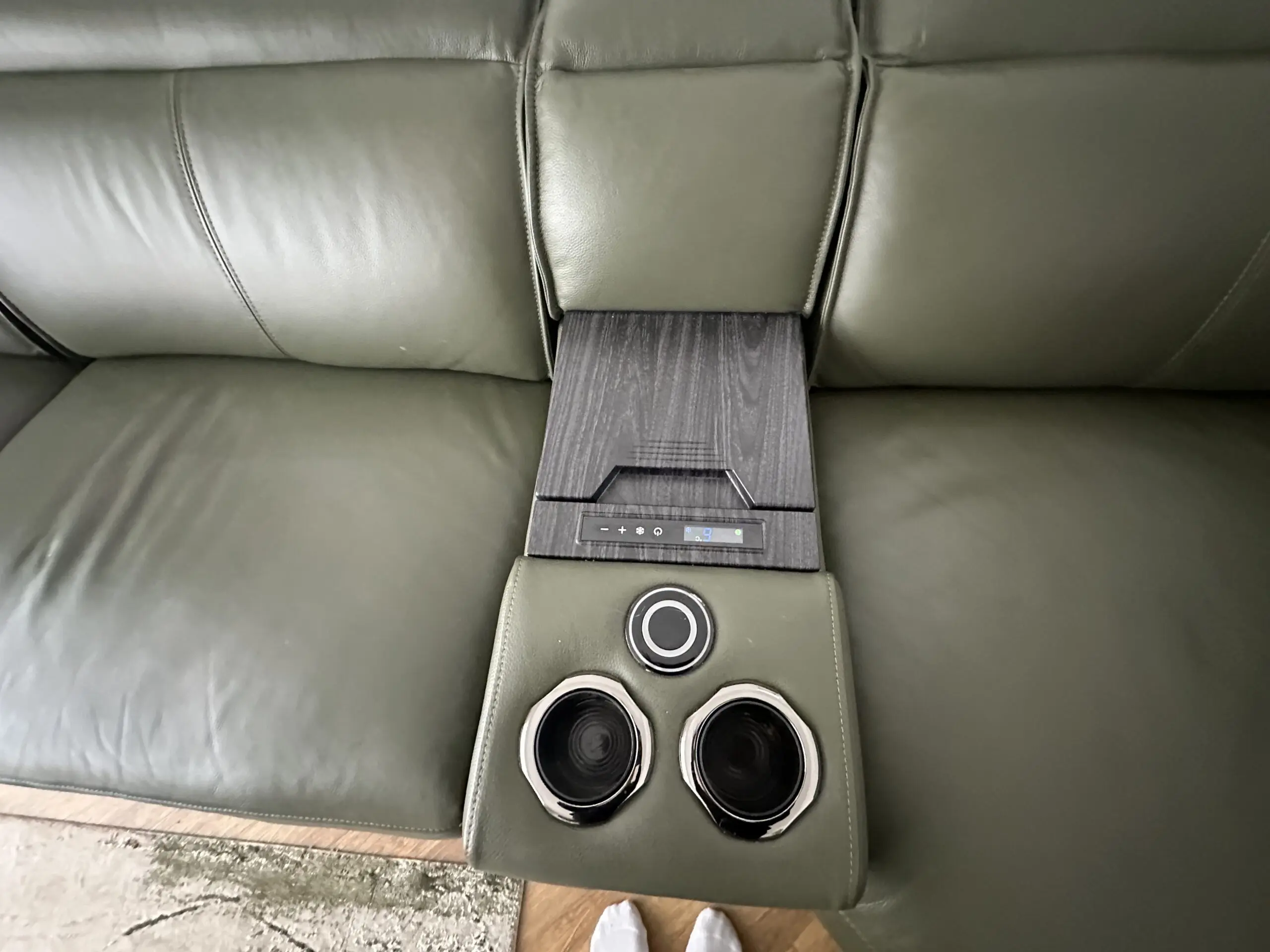 Sofology Premiere corner sofa 3 corner 1.5 - built in fridge, cup holders and wireless phone charger