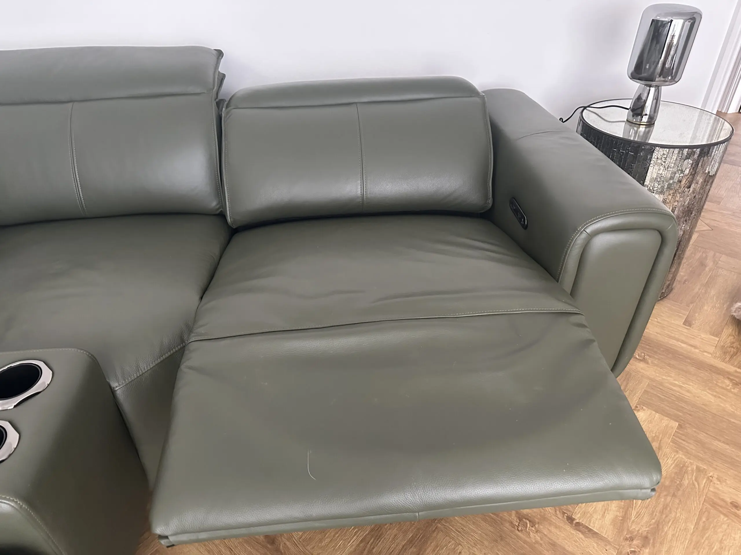 Sofology Premiere corner sofa 3 corner 1.5 - built in fridge, cup holders and wireless phone charger