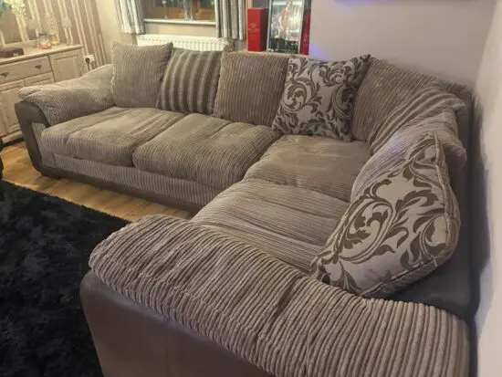 DFS Brown Corner Sofa