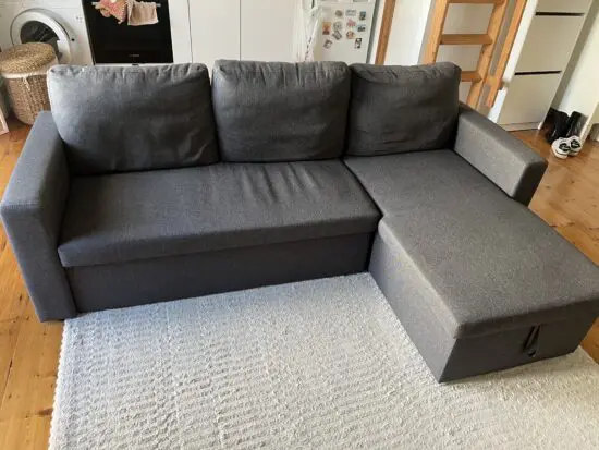 Wood Furniture Grey Soda Bed with storage