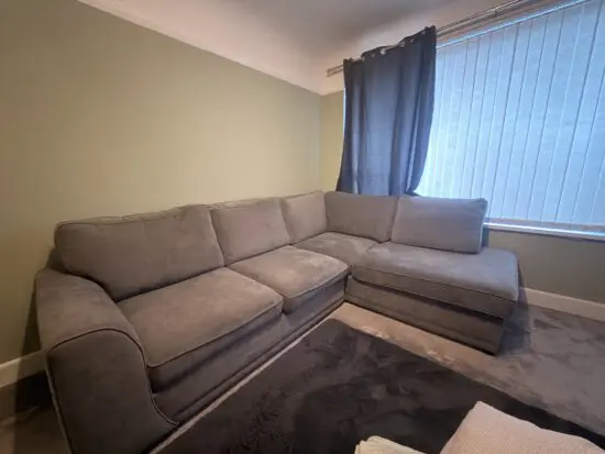 DFS Grey Orka Corner Sofa