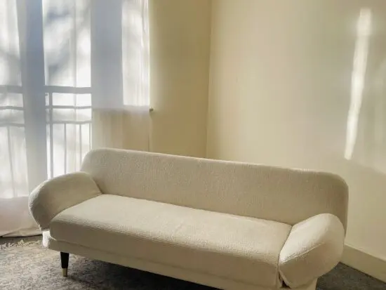 DAALS Solna 2-seater sofa bed Beige boucle