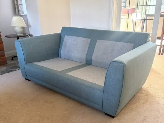 2 seater sofa - Kian sky cokour