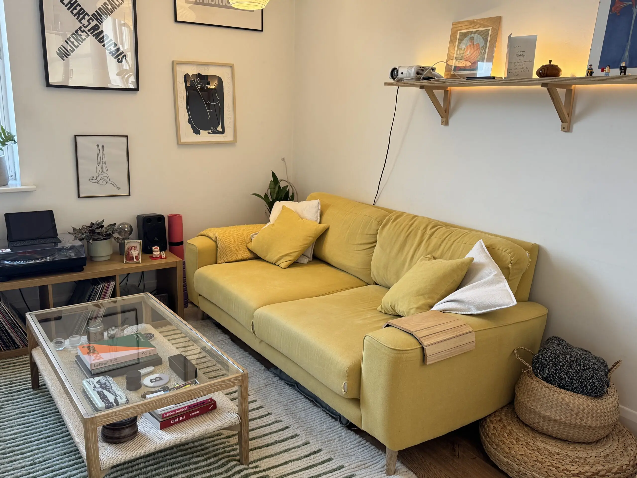 Yellow LOAF 3 Seater Sofa