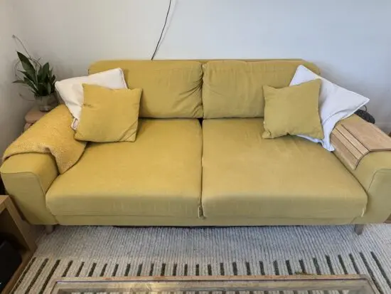 Yellow LOAF 3 Seater Sofa