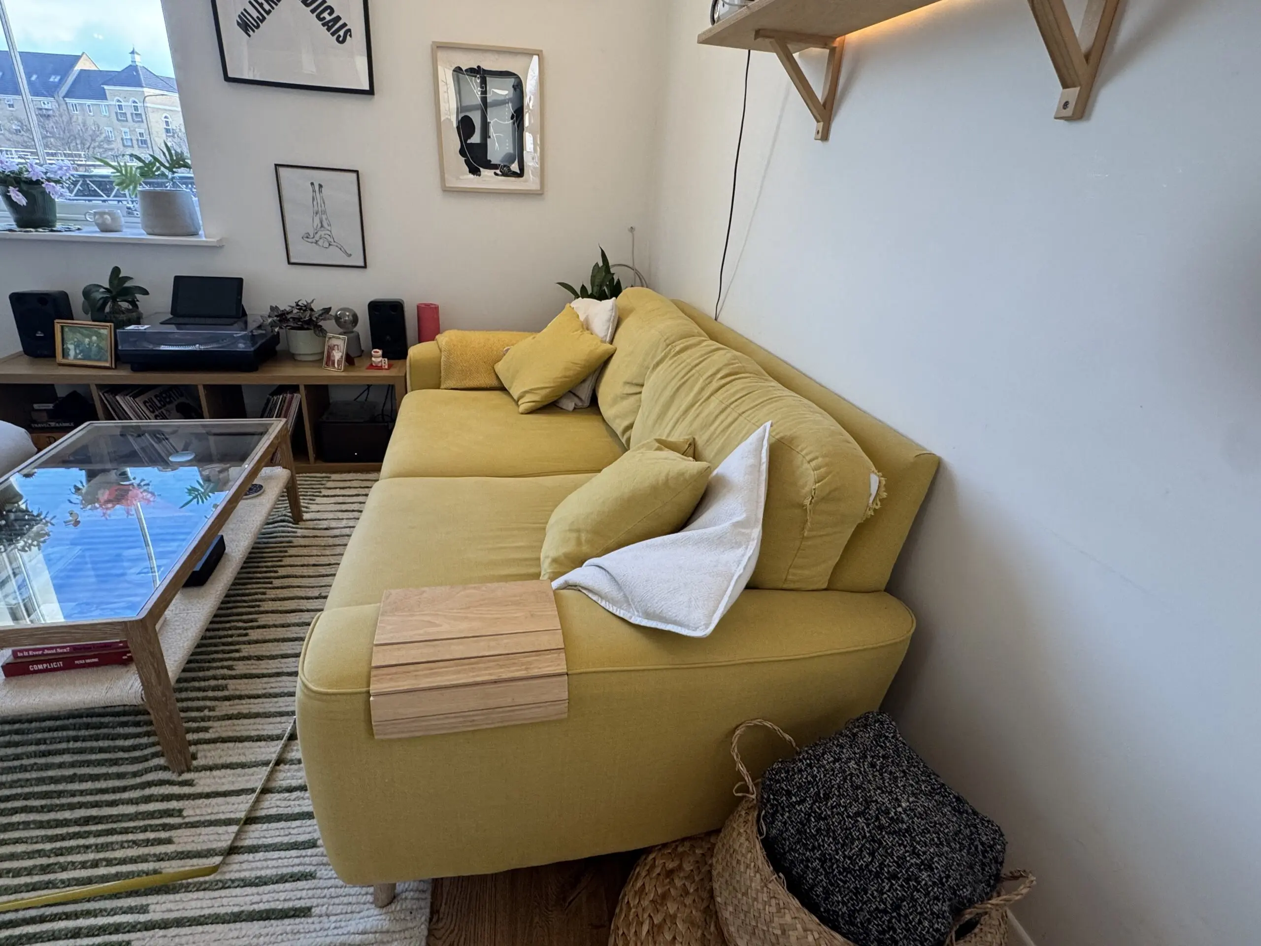 Yellow LOAF 3 Seater Sofa