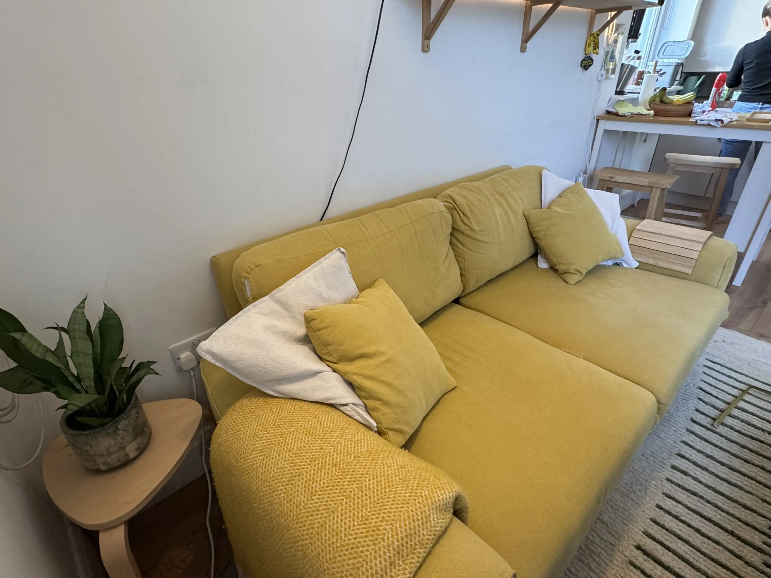 Yellow LOAF 3 Seater Sofa