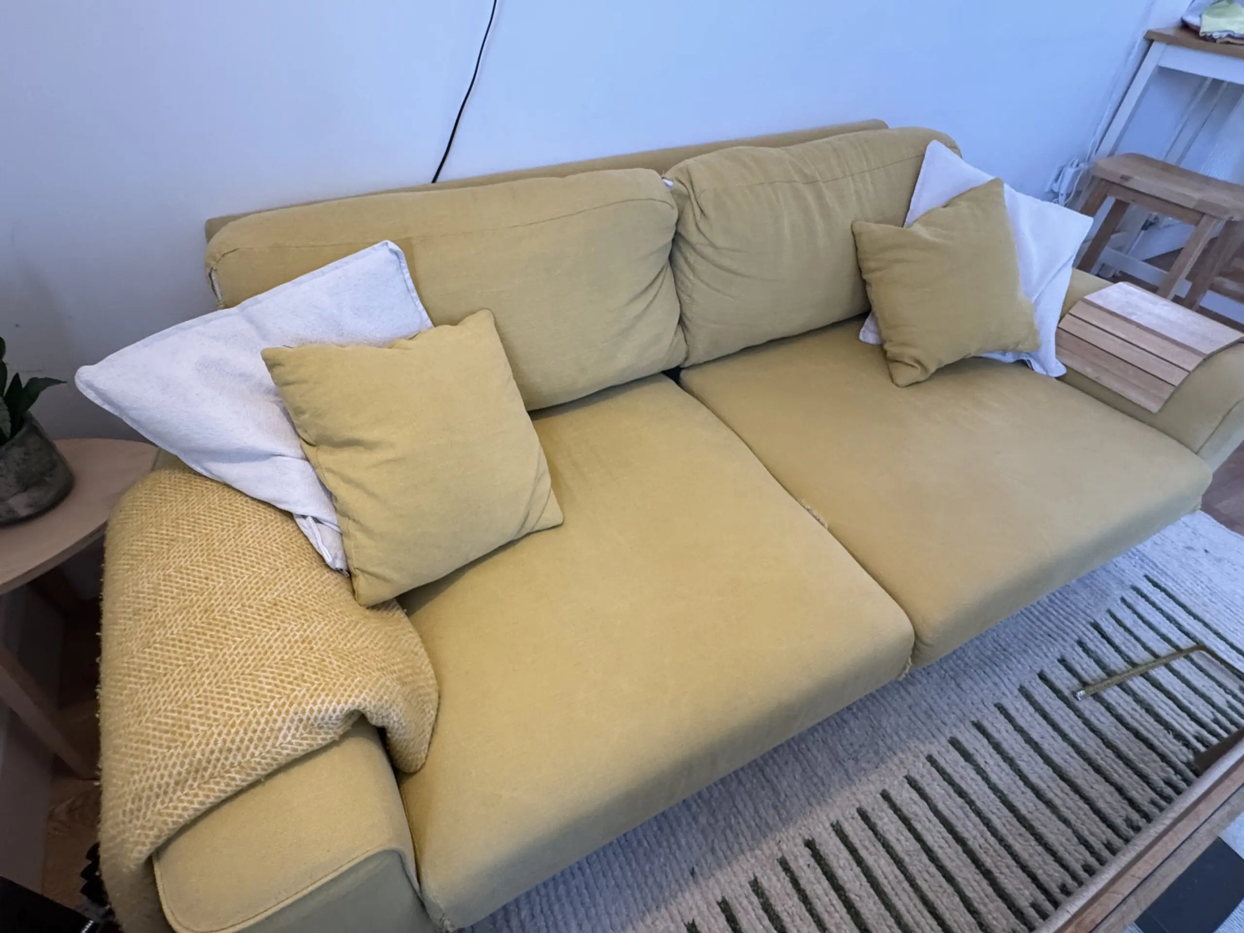 Yellow LOAF 3 Seater Sofa