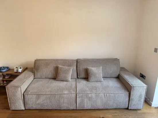 Ahlayah 257cm Square Arm Sofa Bed