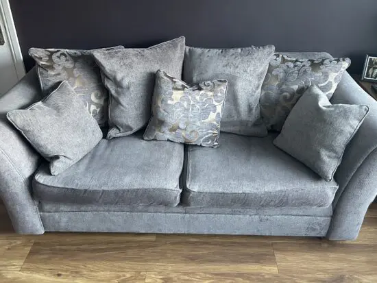 Furniture Village Hampstead range sofa and armchair