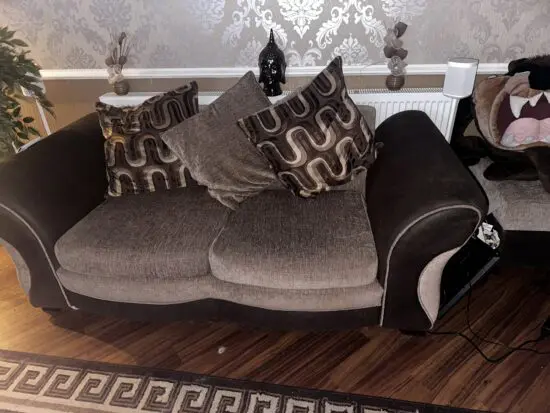 2x DFS two seater sofas