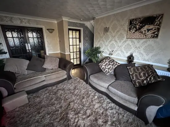 2x DFS Two seater sofas