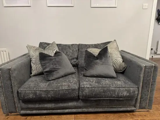 SOFOLOGY MIDAS 2 SEATER CHARCOAL/GREY MIX
