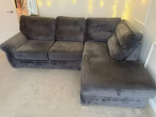 L shape sofa - Left - grey