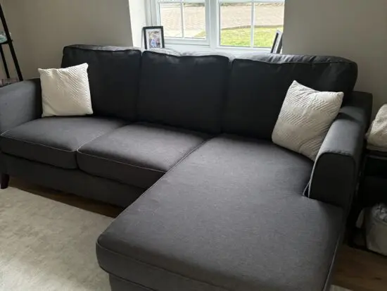 DFS Dark grey corner sofa