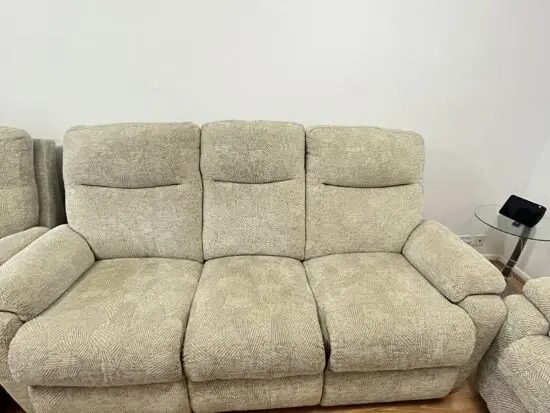 3 seater sofa with power recliners