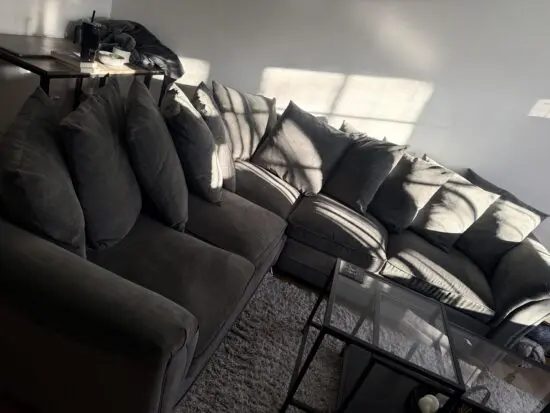 Dury Fabric Corner Sofa