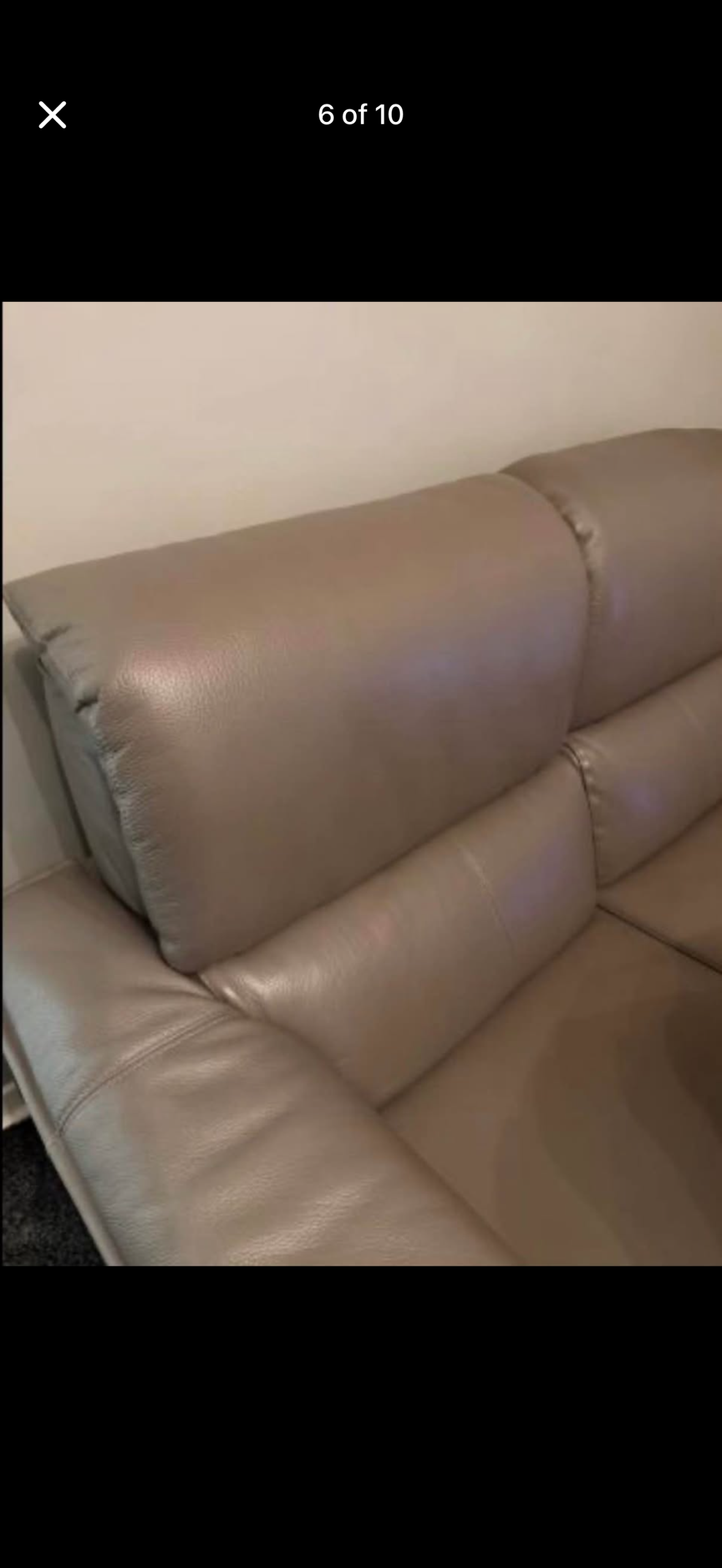 2x Power Leather Recliner Sofa. 3 Seat & 2 Seat. Barely Used Excellent Condition