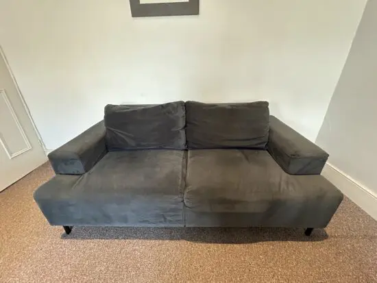Grey 2 seater sofa from MADE - good condition