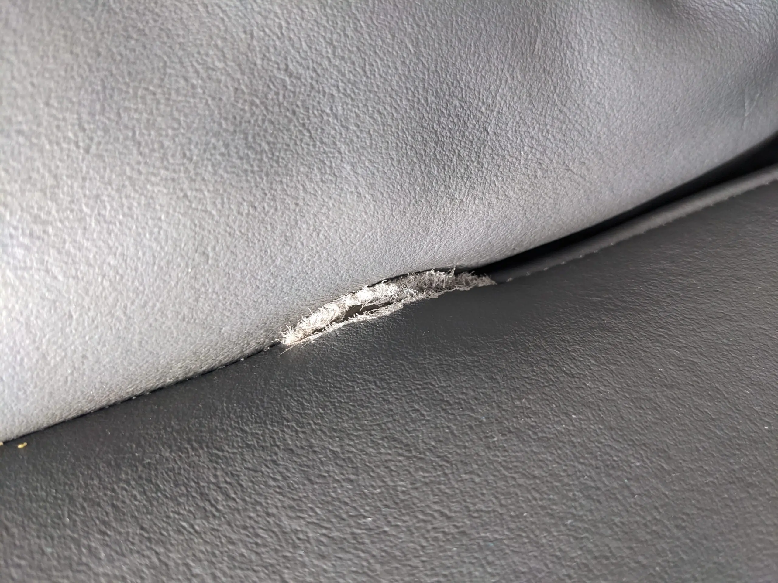 DFS Nuela Leather Left-Hand Facing Open End Corner Sofa – Grey