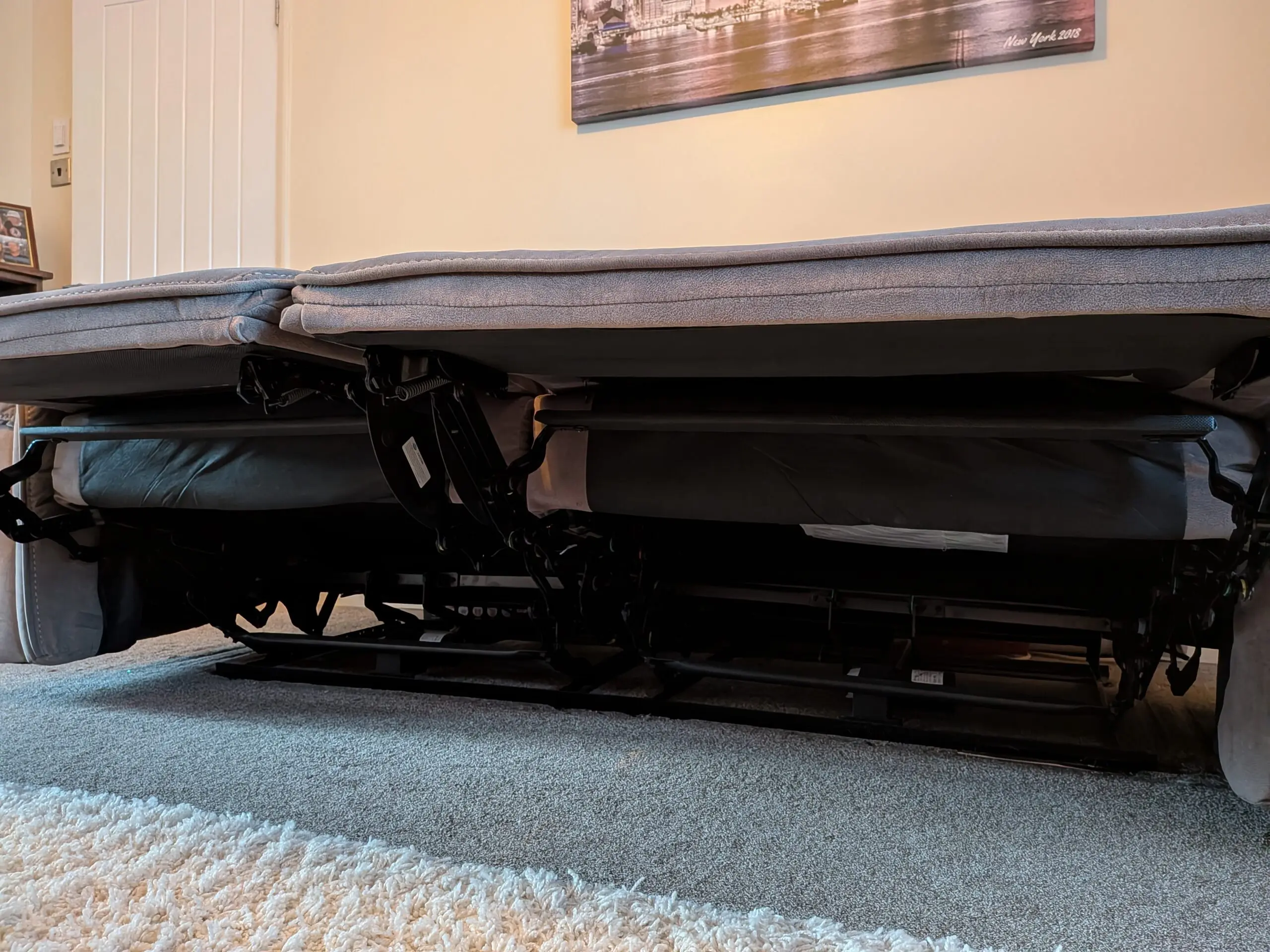 SCS Juno Powered 3 Seater Recliner and SCS Juno 2 Seater (not recliner) - Mushroom