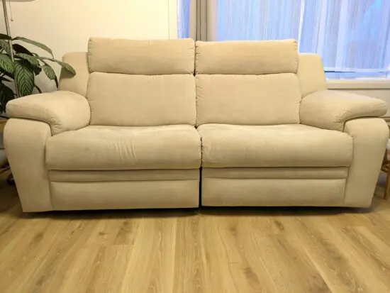 DFS Barrett 3 Seater Power Recliner Sofa – Cream – Very Good Condition