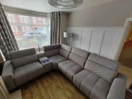 Marvella 1.5 Corner 3 Power Recliner Sofa With Headrest And Console