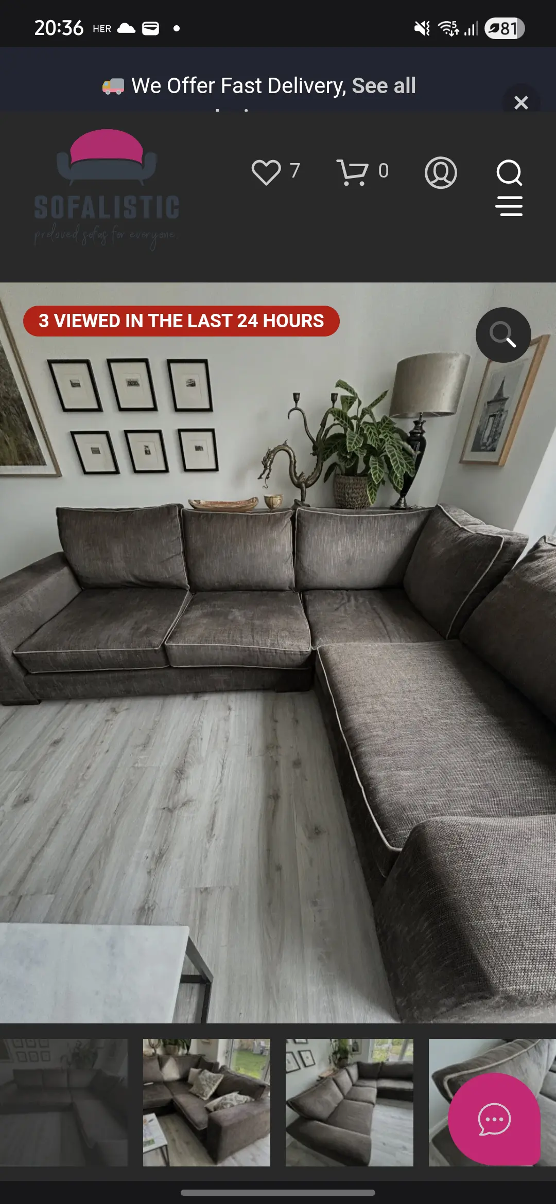 Darlings of Chelsea corner sofa