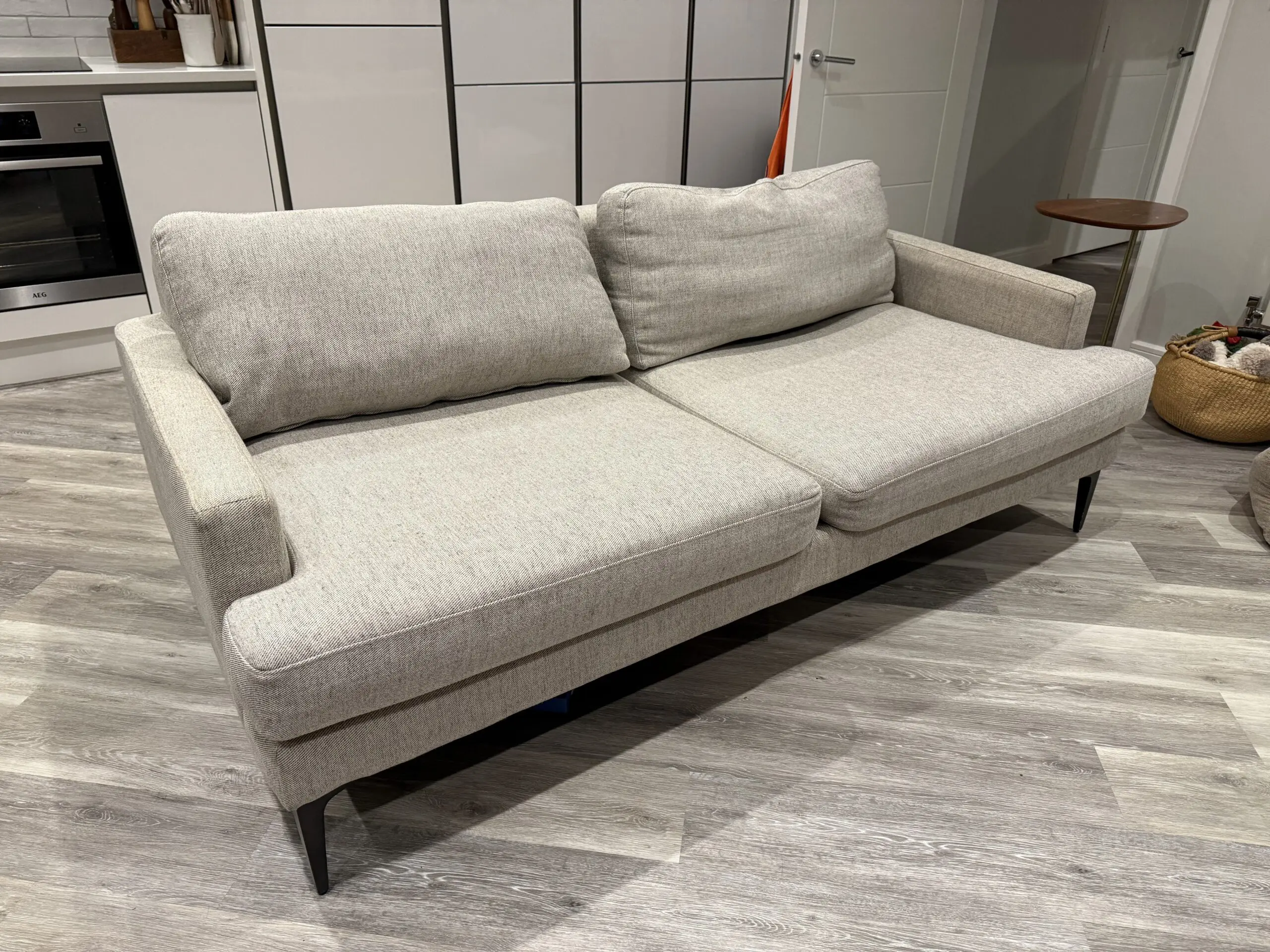 West Elm Andes Sofa in Twill, Dove