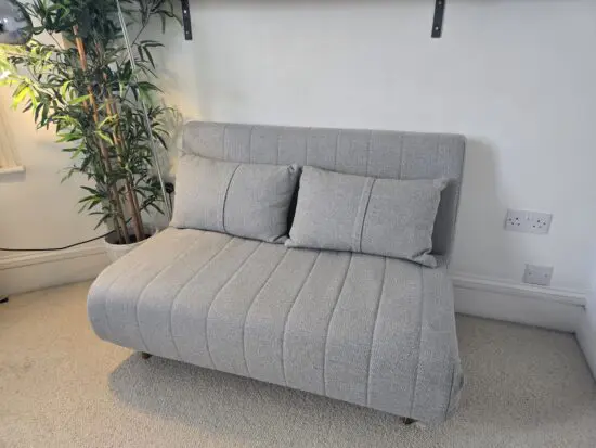 MADE grey sofa bed - good as new