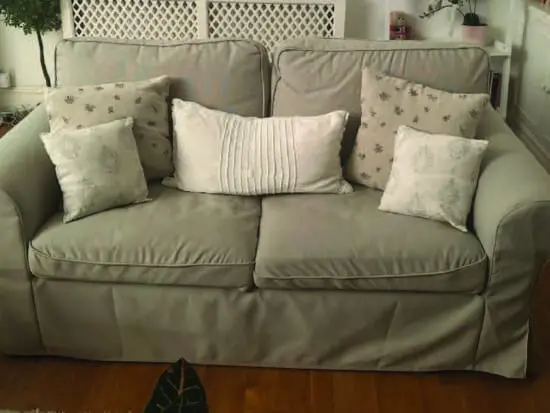 Grey Ikea Ektorp Two Seats Sofa