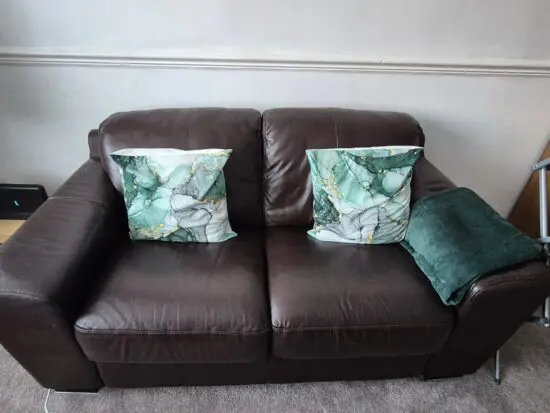 Used Leather Brown Sofas