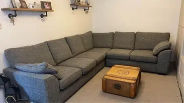 6 seater long sofa
