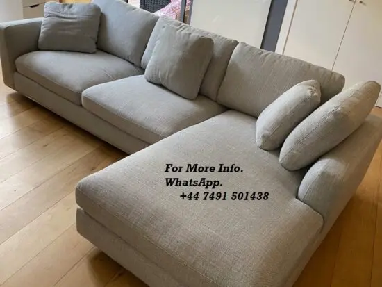 Hamilton Grey Chaise Sectional Sofa