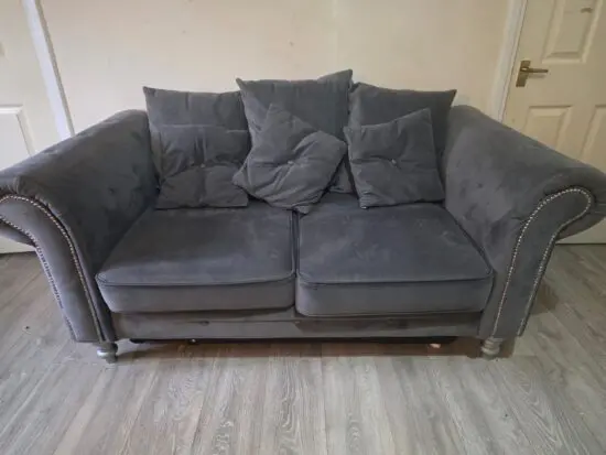 Grey 2 seater sofa