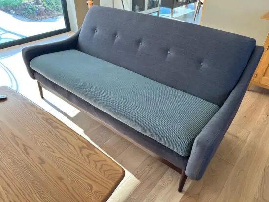 G-plan Modern Vintage 58 tonic charcoal pewter/pewter buttons