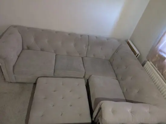 DFS Belair corner sofa & footstool great condition