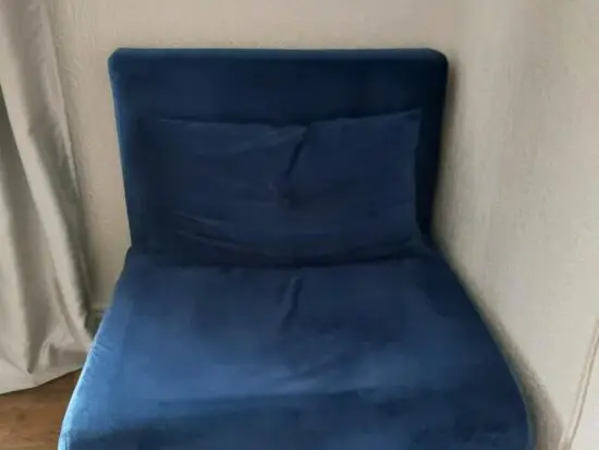 Dunelm Navy Blue Folding Sofa bed