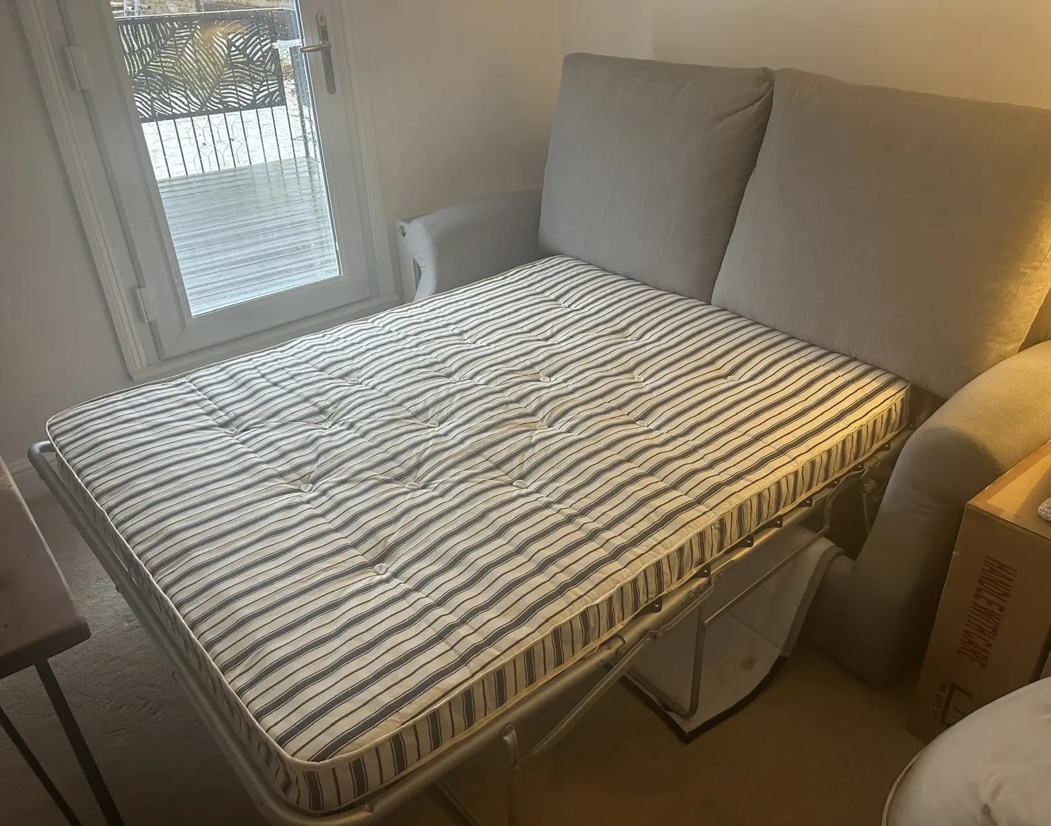 Loaf large crumpet sofa bed in armadilo clever softie