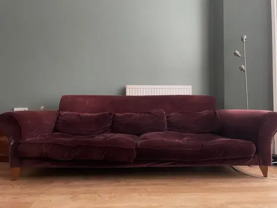 Terence Conran Velvet Sofa