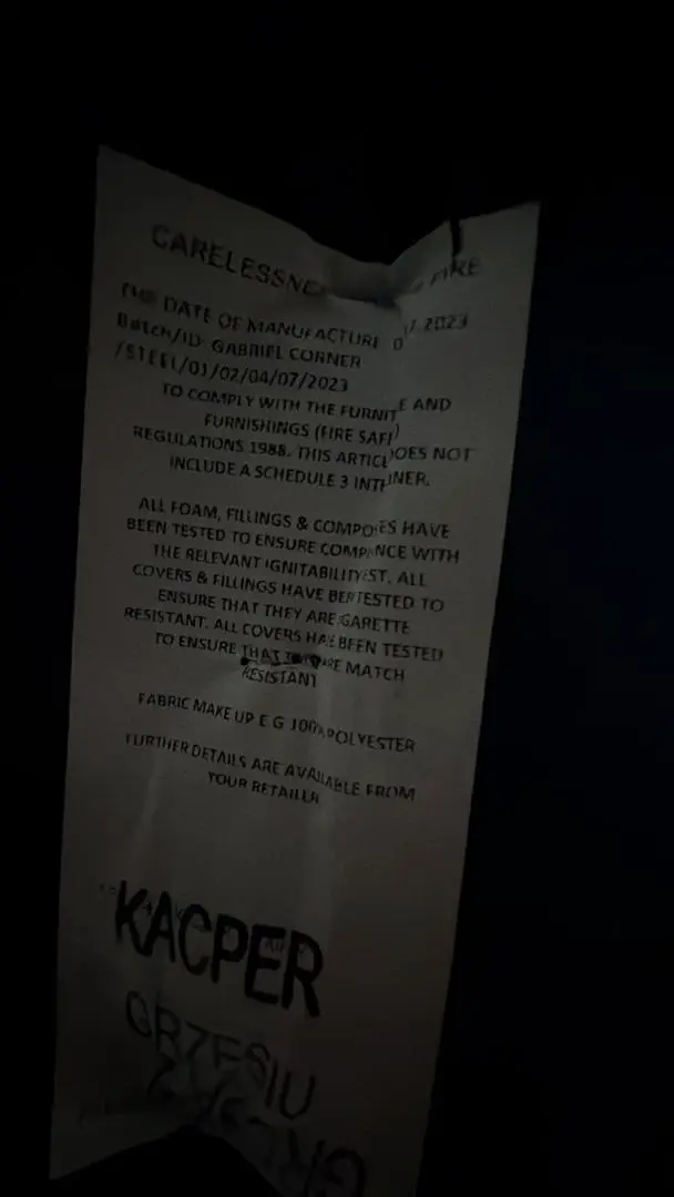 Modern (2023)Grey L-Shaped Corner Sofa with Chaise – Velvet Finish