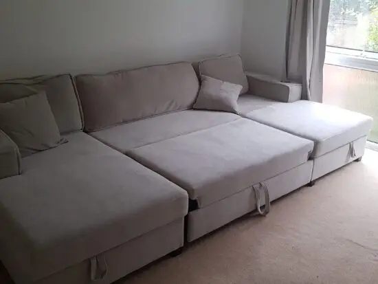 Lancaster U Shape Cinema Style Sofa with Cup holders