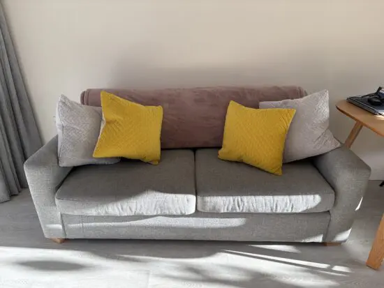 3 seater grey sofa with very good state
