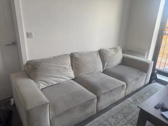 Dusk Beige 3 Seater Brooklyn Sofa